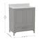 Flash Furniture Haven 30 Inch Bathroom Vanity w/Sink, Storage Cabinet w/Soft Close Doors and Bottom Drawer, Gray FS-BN-4-30-KD-GY-GG - alternate 7